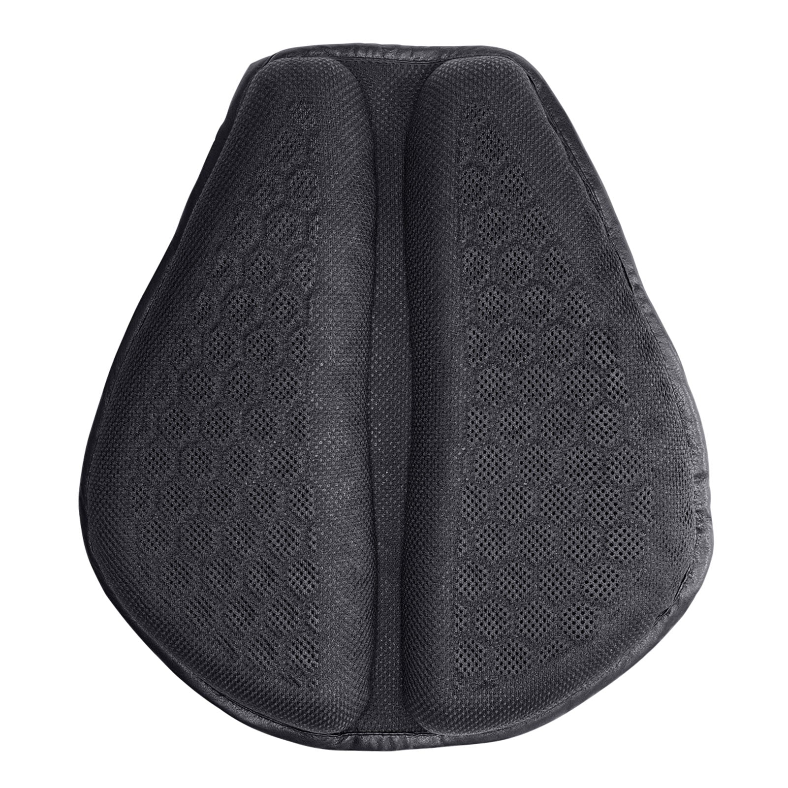 MIXFEER Universal 3D Motorcycle Shock-absorbing Cushion Breathable Seat Protector Thickened Motorcycle Seat Pad Petal Upgraded Air Duct Cooling Down For Comfortable Travel