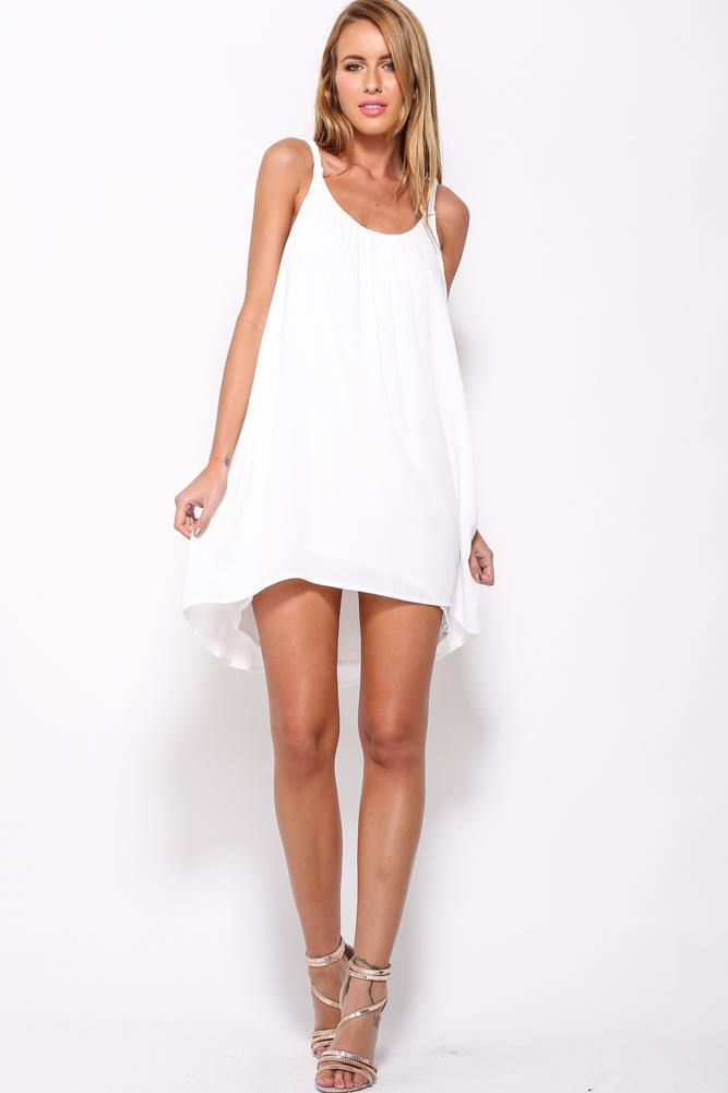 Lost In The Sounds Dress White