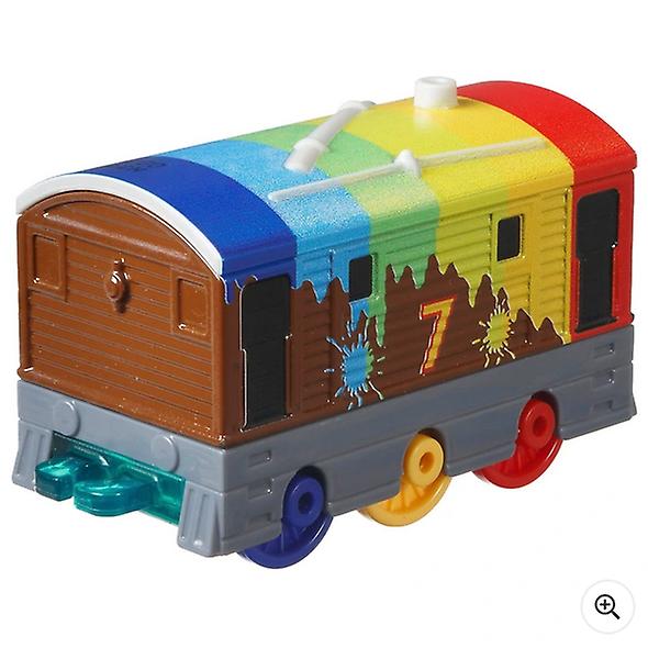 Thomas and friends rainbow toby push along toy train