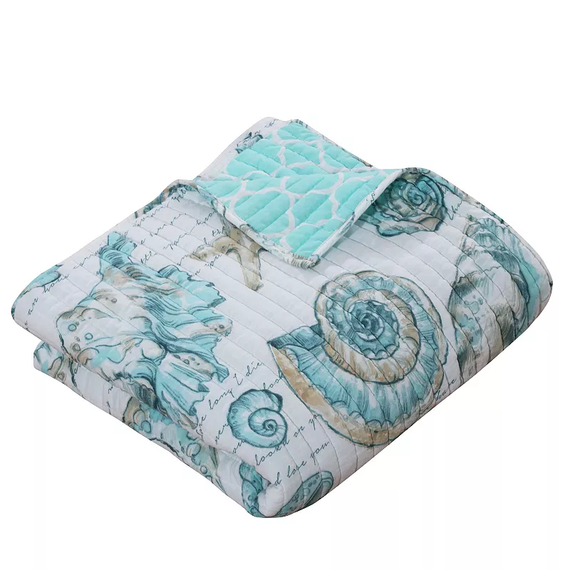 Barefoot Bungalow Cruz Linen Throw