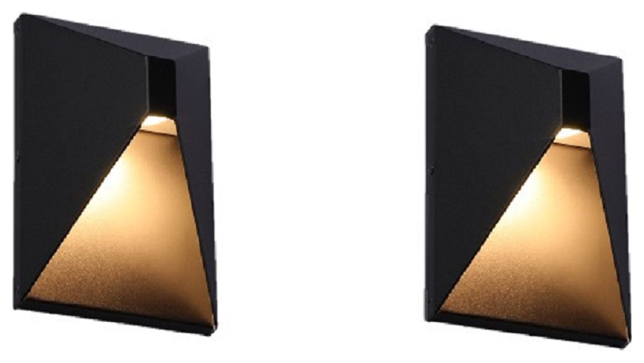 2 Pack 5CCT LED Wall Sconce  100 277V Porch Light  10% 100% Dimmable   Modern   Outdoor Wall Lights And Sconces   by W86 Trading Co.  LLC  Houzz