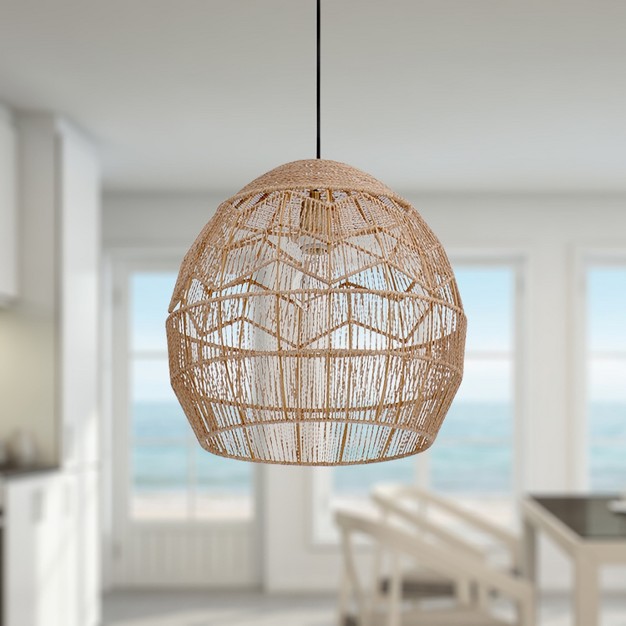 Xiomara Pendant Light Hemp Brown River Of Goods