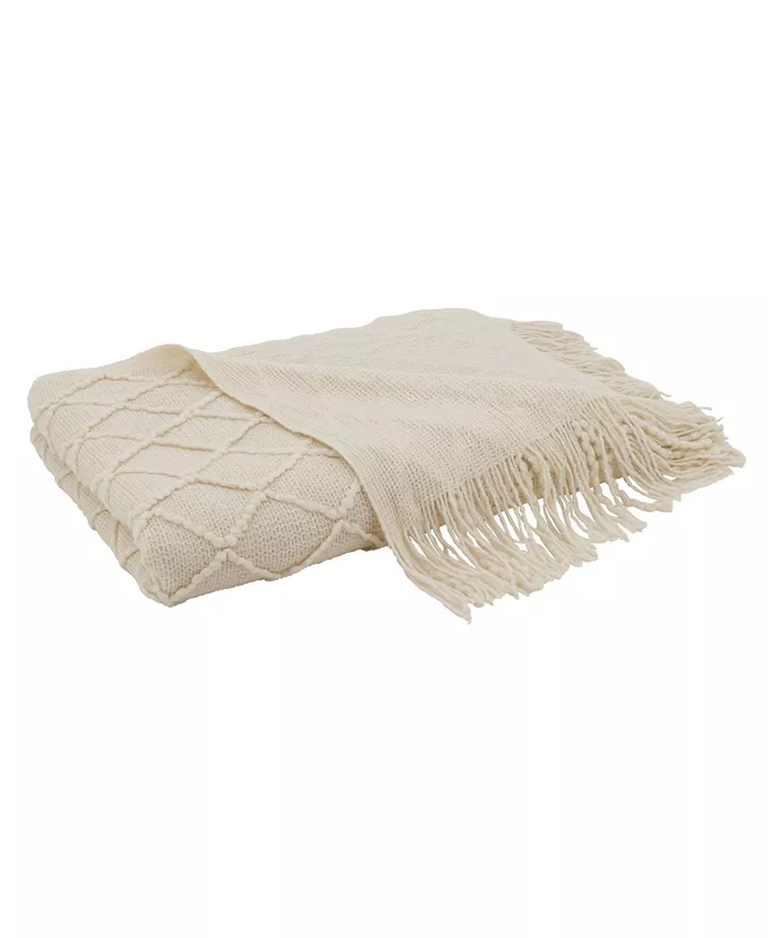 Saro Lifestyle Knitted Throw Blanket