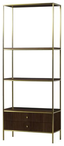 Eldrin Tower Large   Contemporary   Bookcases   by Peachtree Fine Furniture  Houzz