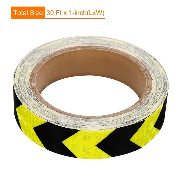 Unique Bargains Arrow Cars Waterproof Adhesive High Visibility Safety Reflective Tape 1 Roll