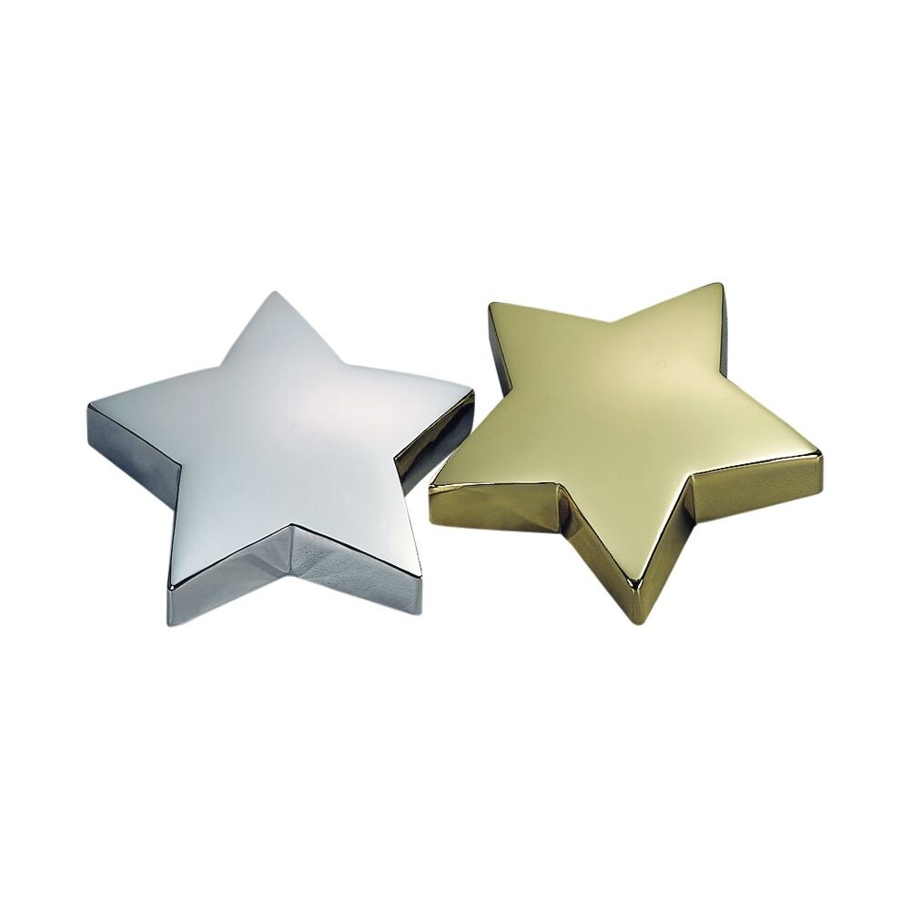 Star Shaped Paperweight   4.25\