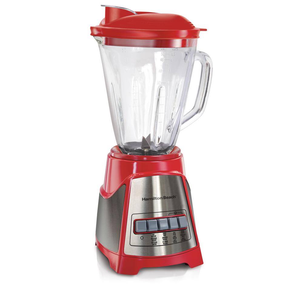 Hamilton Beach Ensemble 40 oz. 12-Speed Red Blender 58147