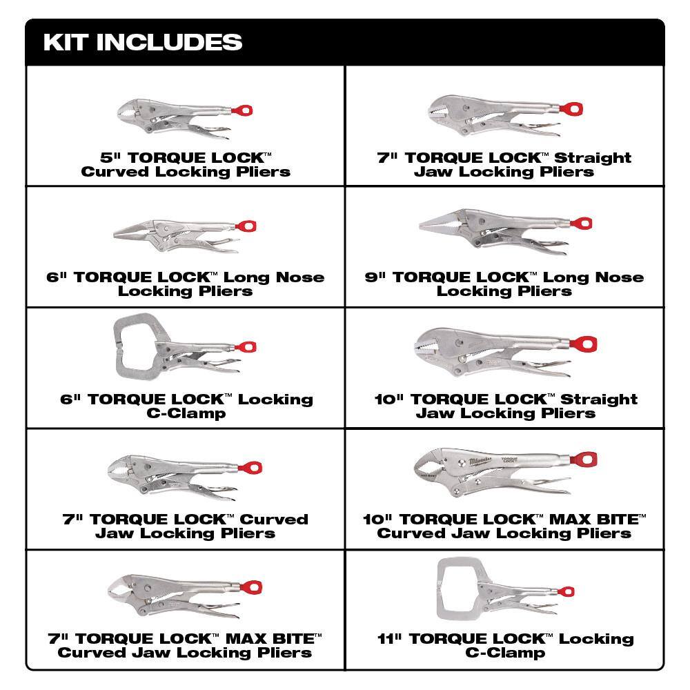 MW 38 in. and 14 in. Drive SAEMetric Ratchet and Socket Mechanics Tool Set with PACKOUT Case and Pliers Set (116-Piece) 48-22-9486-48-22-3690