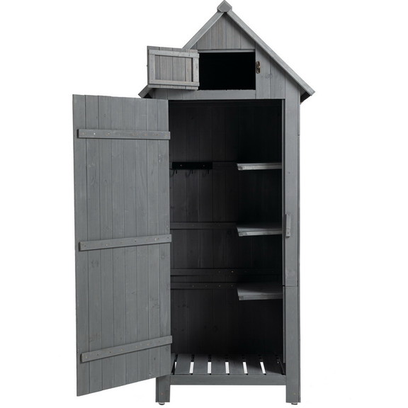 30.3L x 21.3W x 70.5H Outdoor Storage Cabinet T...