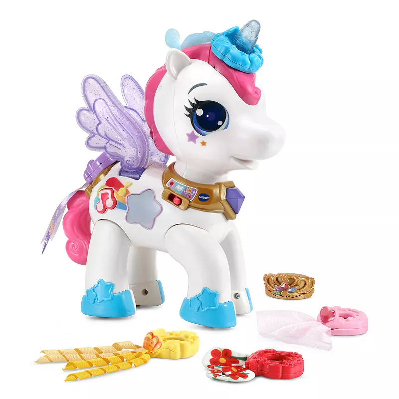 VTech Style and Glam On Unicorn With Accessories Toy