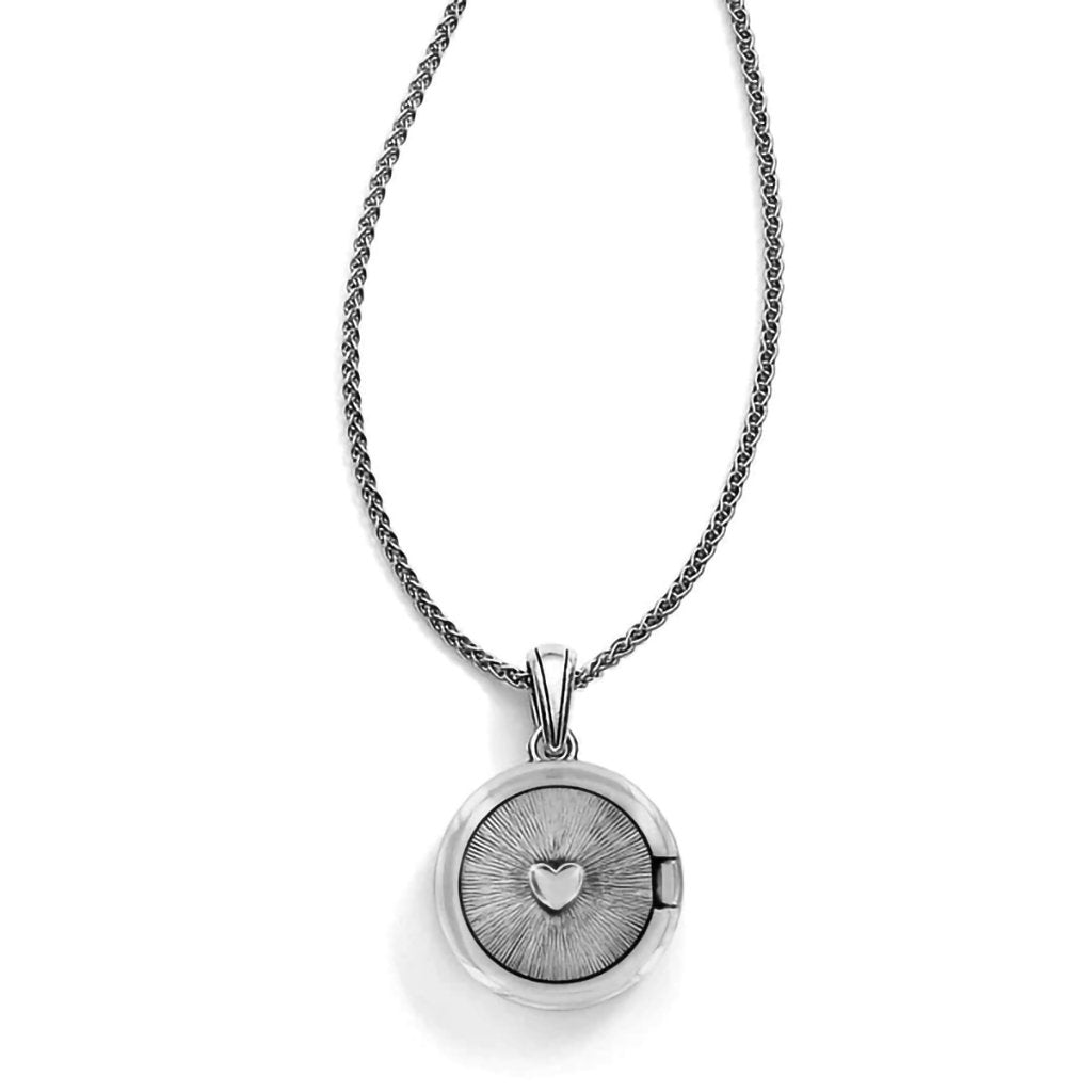 Brighton  Spin Master Convertible Locket Necklace in Silver-Gold