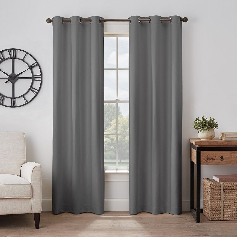 eclipse Gabriella Absolute Zero 100% Blackout 1-Panel Window Curtain