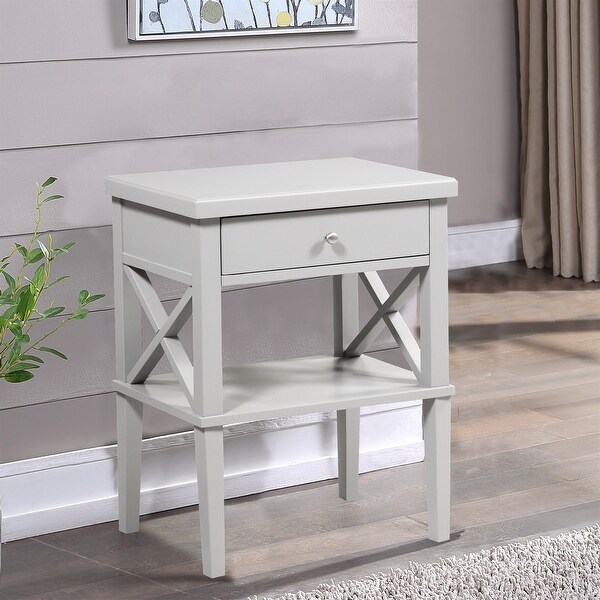 Wooden Modern Nightstand - - 36806270