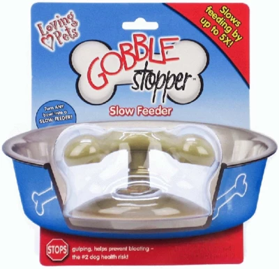 Loving Pets Gobblestopper Slow Dog Feeder