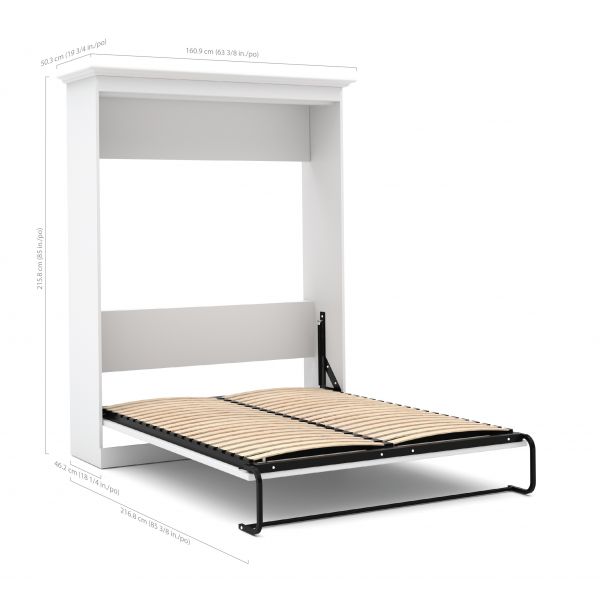 Bestar Versatile by Bestar 64'' Full Wall bed in White