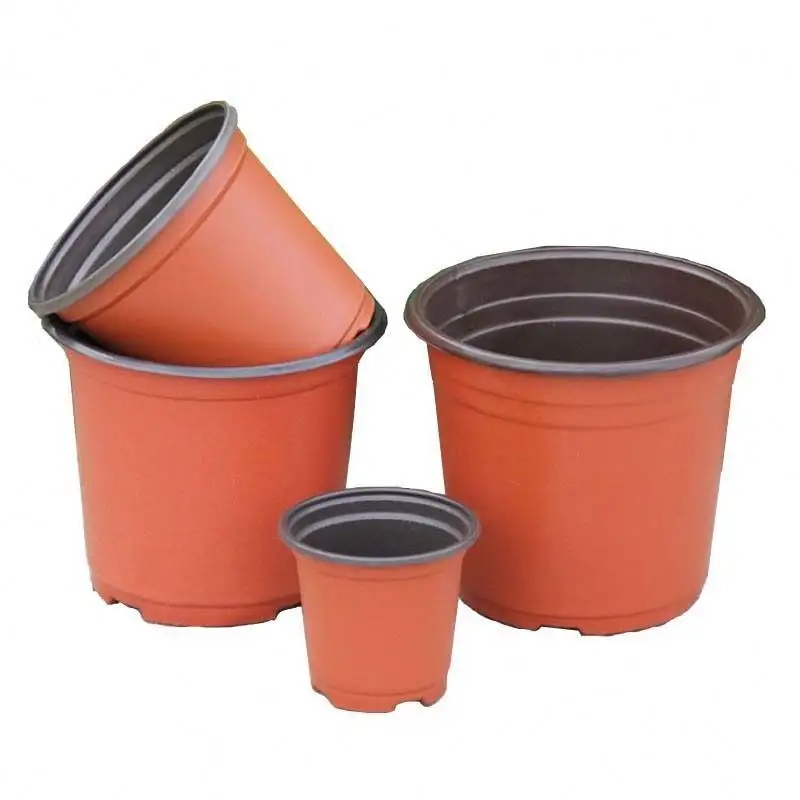 Cheap Garden Supplies Plastic Flower Pots Corn Planter Flowerpot Planters Plants Vegetable Large Round Nursery Pot/