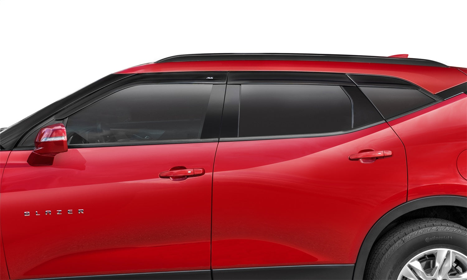 Auto Ventshade AVS 896081 Low Profile Dark Smoke Ventvisor Side Window Deflector， 6-Piece Set for 2019-2021 Chevrolet Blazer