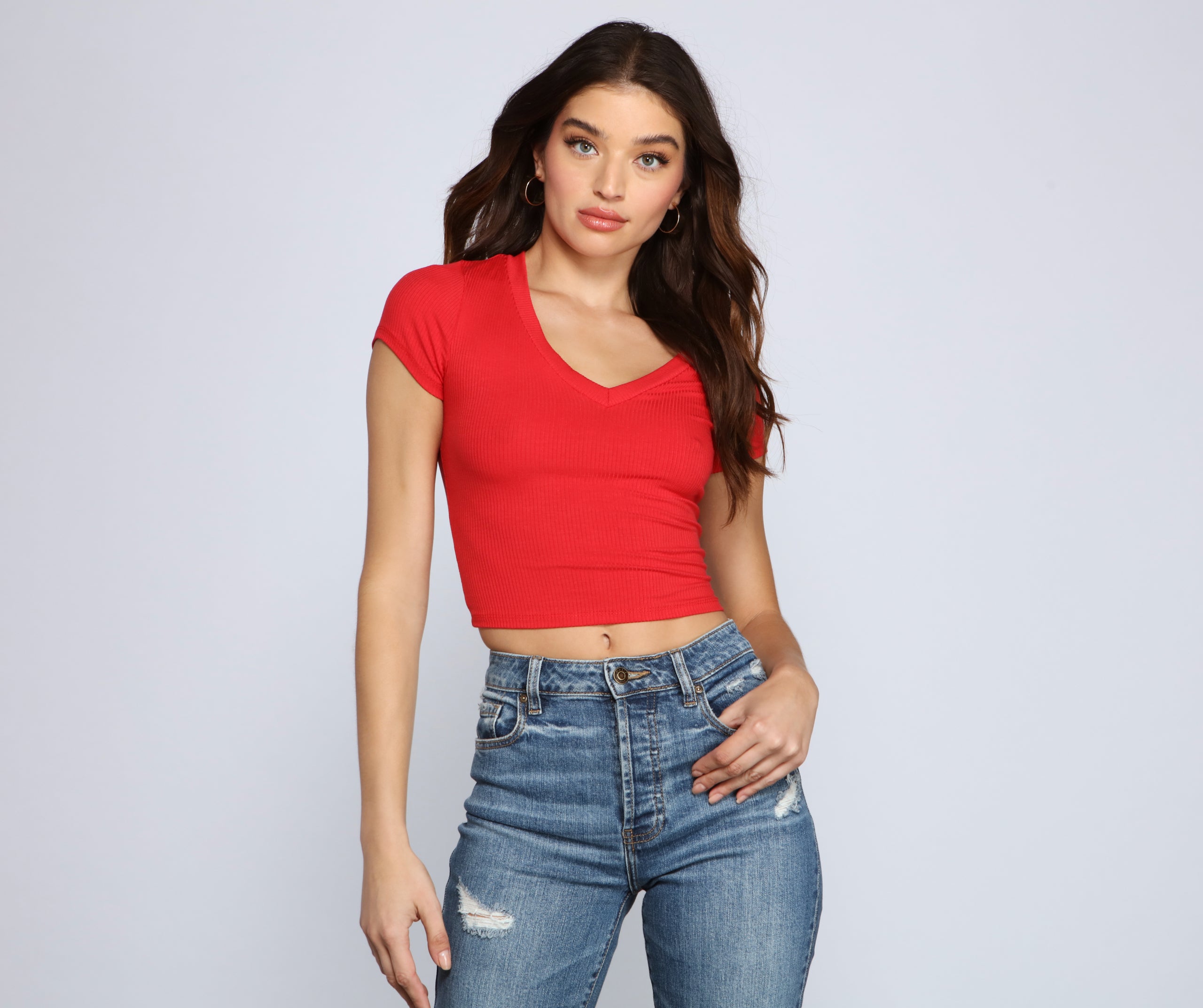 Must-Have Ribbed Knit Crop Top