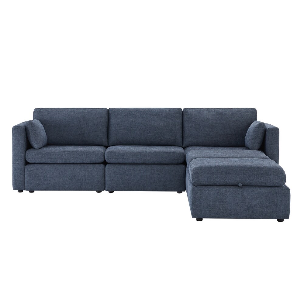 Celia Oversized Modular Sectional Fabric Sofa Set