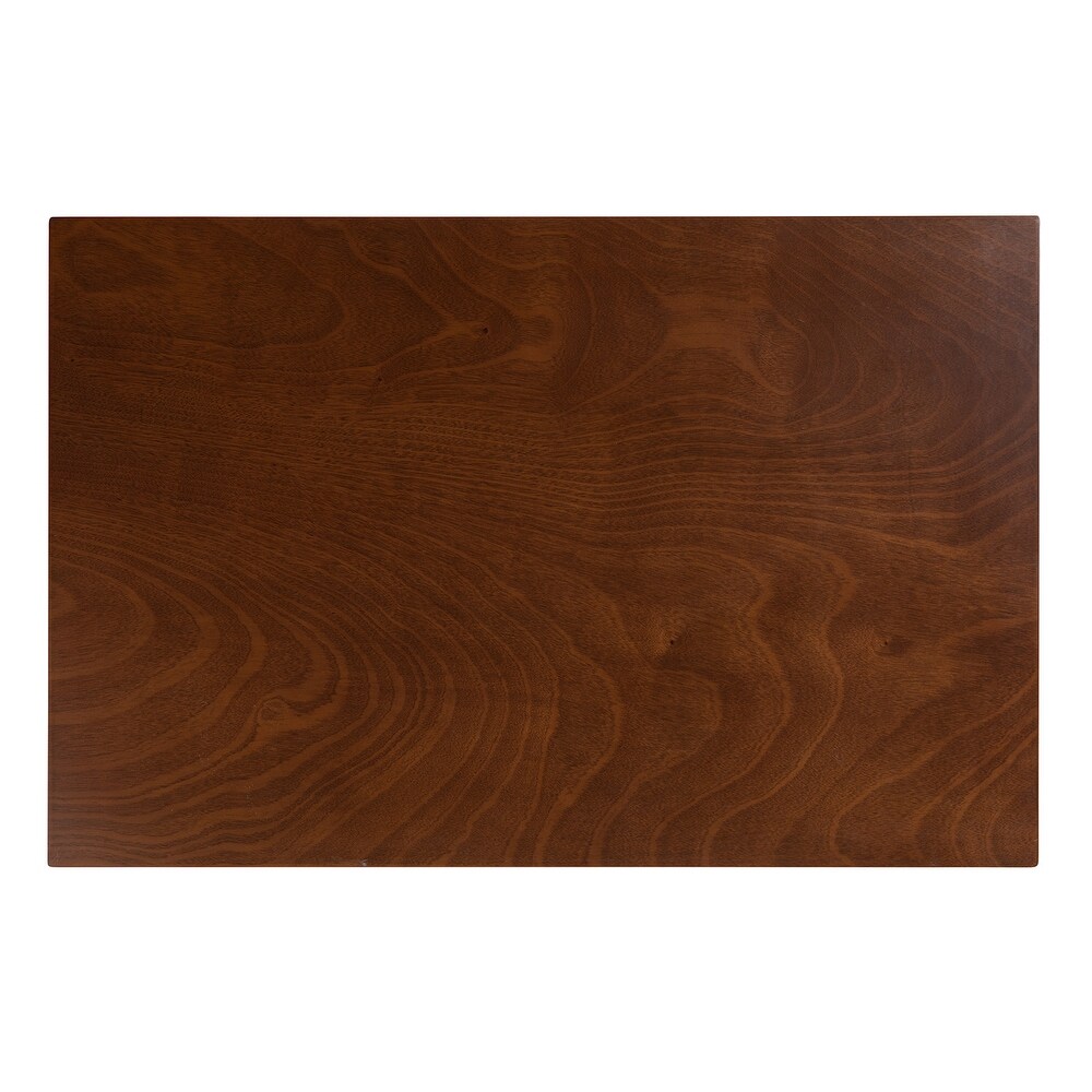 Eveline Modern Brown Finished Wood 43 Inch Dining Table