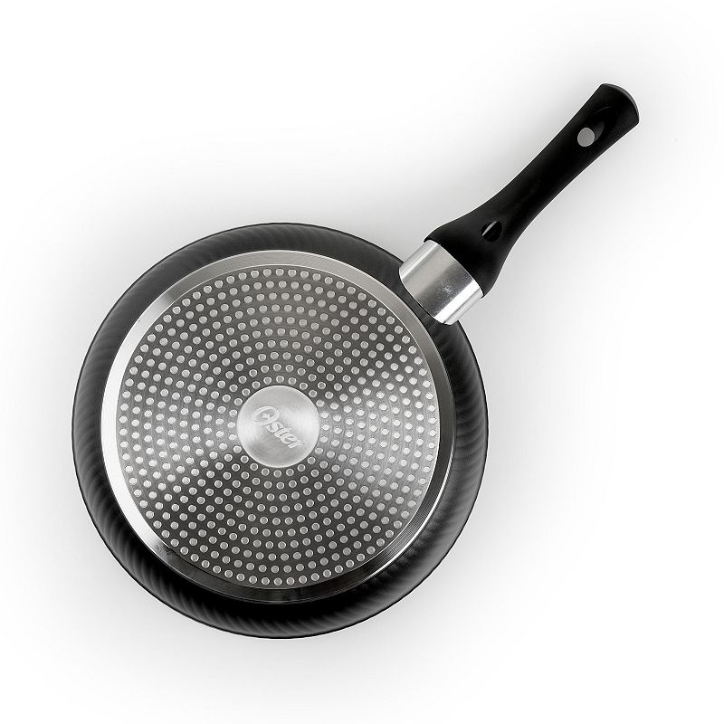 Oster Cocina Kono 9.5 Inch Aluminum Nonstick Frying Pan in Black with Bakelite Handles