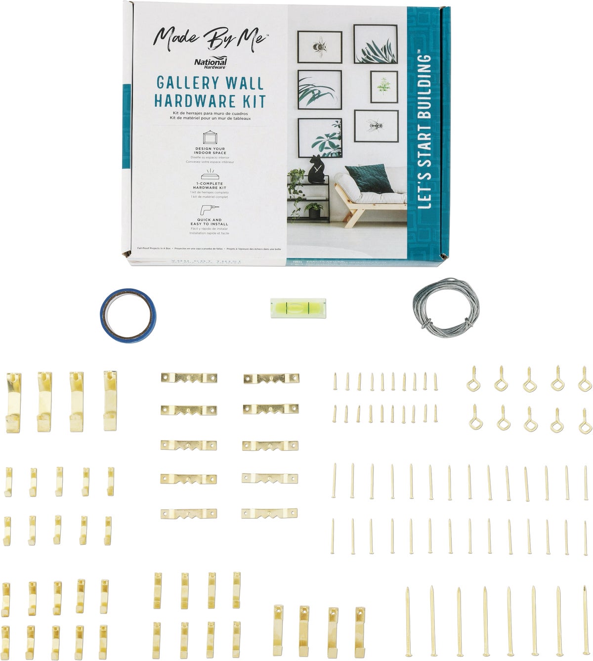 National Gallery Wall Hardware Kit 100 Lb.