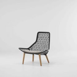 Fauteuil de jardin Maia KETTAL - Fauteuil extérieur design teck corde