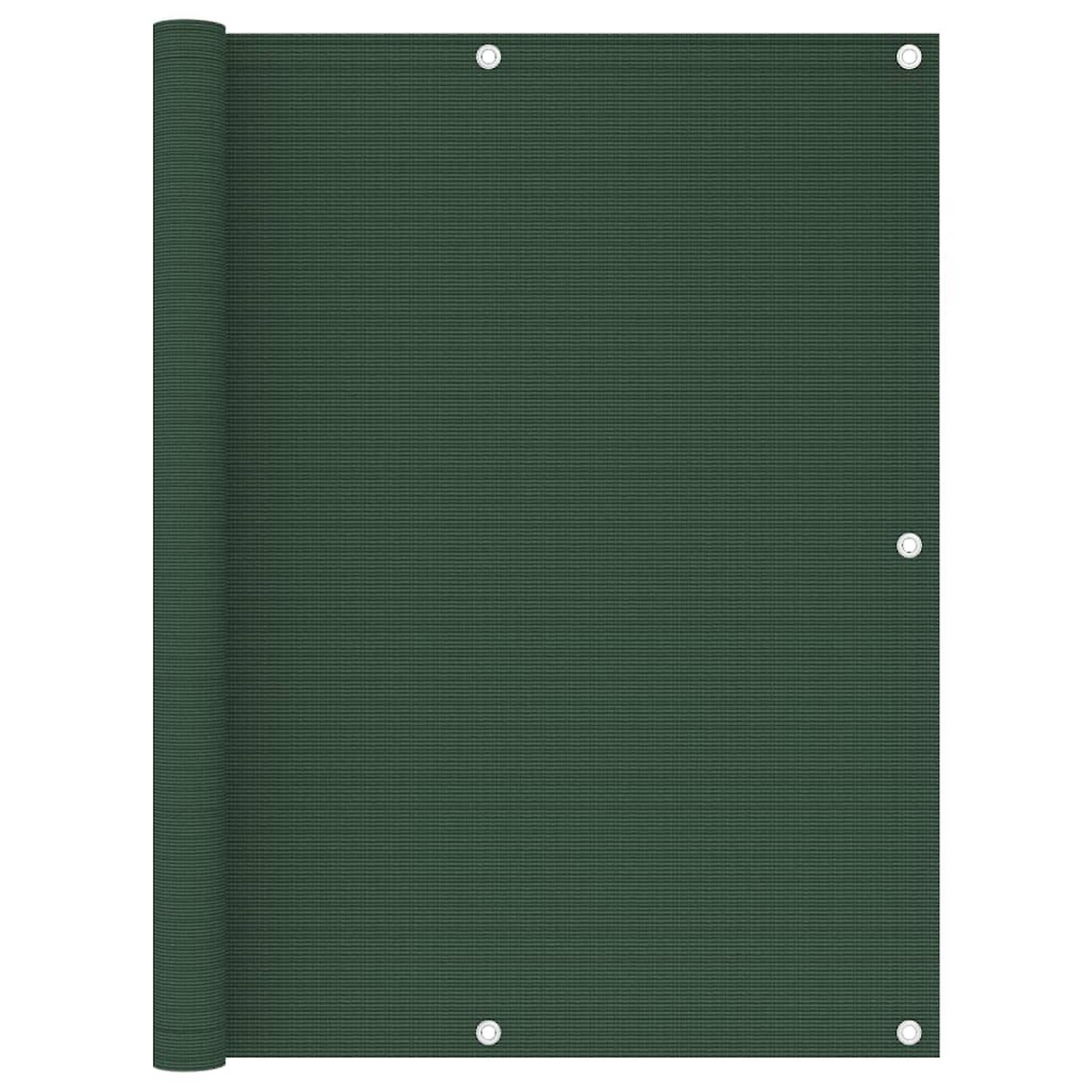 Balcony Screen Dark Green 120x400 Cm Hdpe No.352821