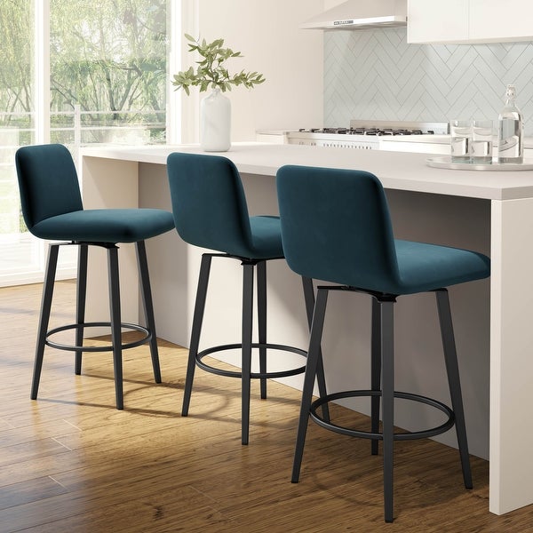 Amisco Betty Swivel Counter and Bar Stool