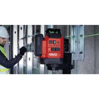 Hilti 33 ft. PM 30-MG Multi-Green Line Laser Level with Magnetic Bracket and Hard Case (Batteries not included) 2227742