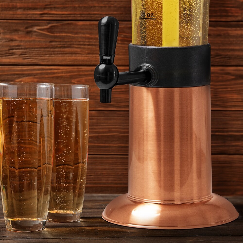 Hammer and Axe Beer Tower Drink Dispenser   8 x 8 x 29