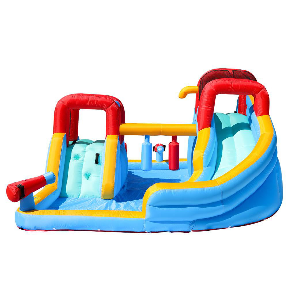 Inflatable Bounce House,Bouncy House with Slide and 750W Air Blower, Kids Bouncy Castle for Outdoor Backyard