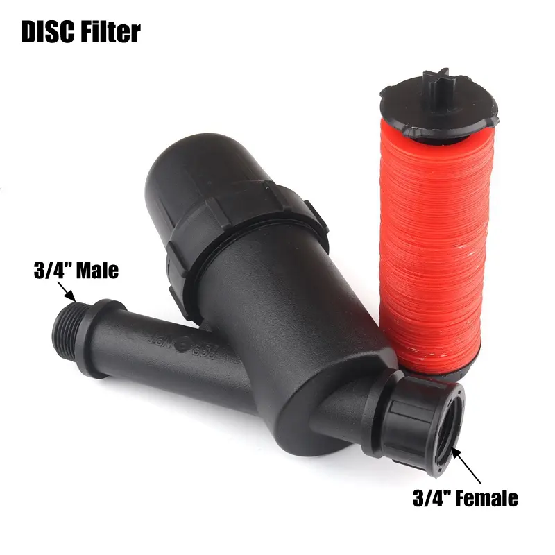 Garden Drip Irrigation Filter Filtration system Supplies 2 Inch Male Thread 120 Mesh Screen/Disc Filter