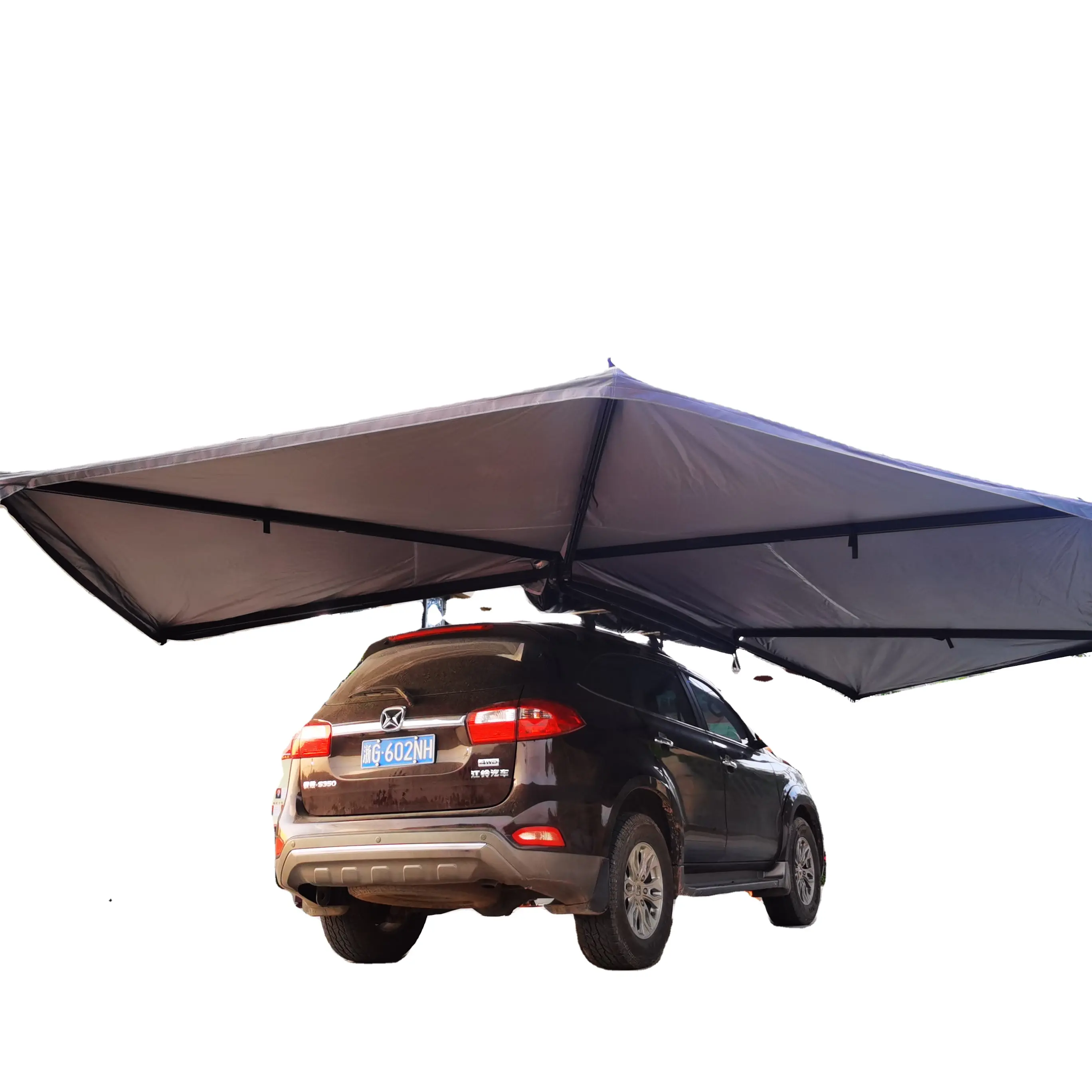 High Quality Cotton Canvas Car 270 Side Awning 270 Awning with Free Standing