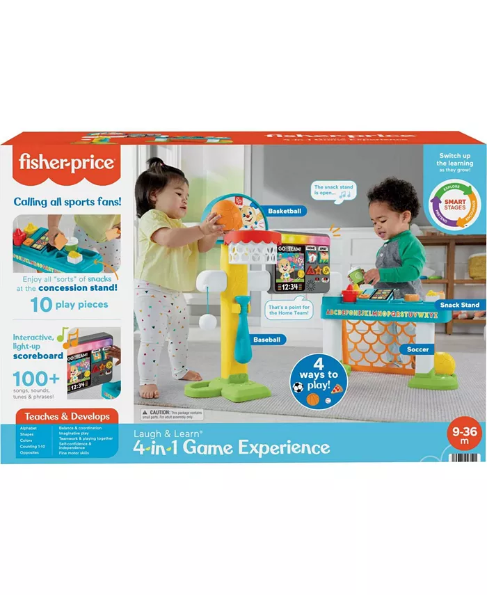 Fisher Price Laugh and Learn Sports Activity Center Toddler Learning  4-in-1 Game