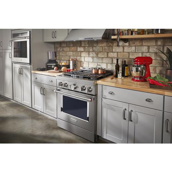 KitchenAid KFDC500JSS 303939 Smart CommercialStyle Dual Fuel Range with