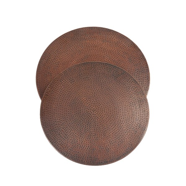 20-in Hammered Copper Lazy Susan in Oil Rubbed Bronze (LS20DB)