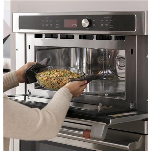 Caf¨¦ 30-inch Built-in Double Wall Oven with Advantium? Technology CTC912P2NS1