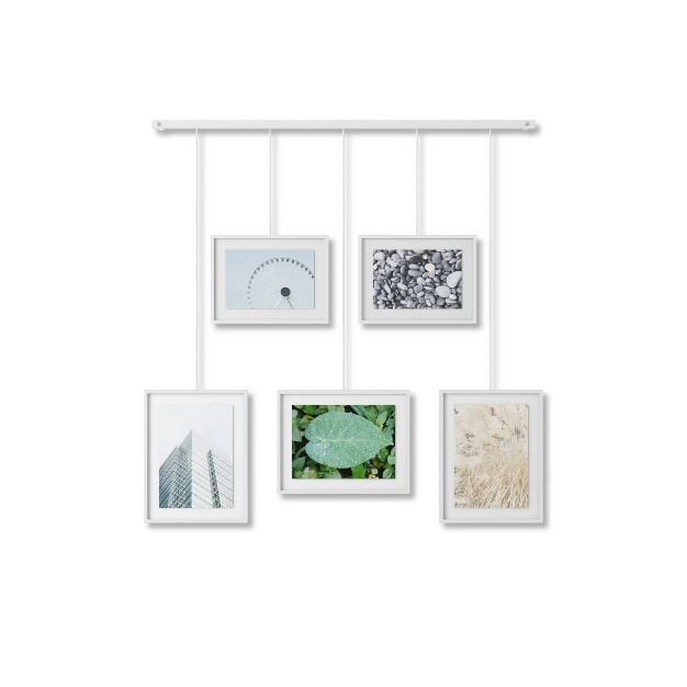 X 26 quot Exhibit Gallery Multiple Images Display Frame White Umbra