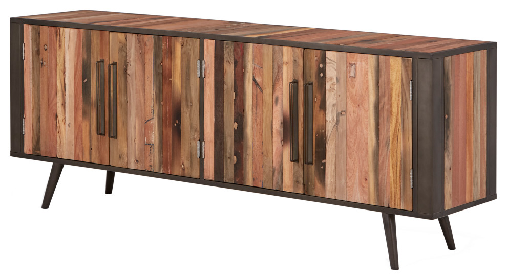 Nordic TV Dresser 4 Doors   Midcentury   Entertainment Centers And Tv Stands   by Nova Solo Furniture  Houzz