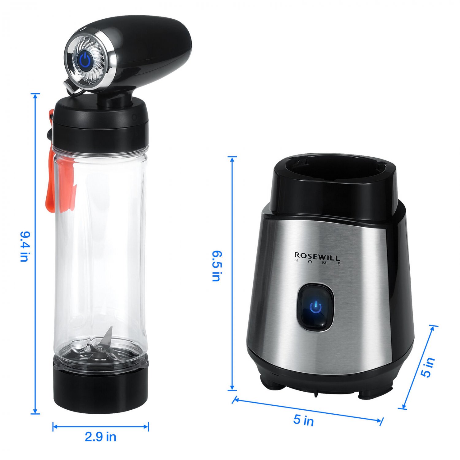 Maheswara Store USA Blender Portable Anti-Oxidation Personal Vacuum Single Serving Smoothies and Juice