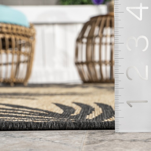 Nuloom Kasia Areca Palm Indoor outdoor Patio Area Rug