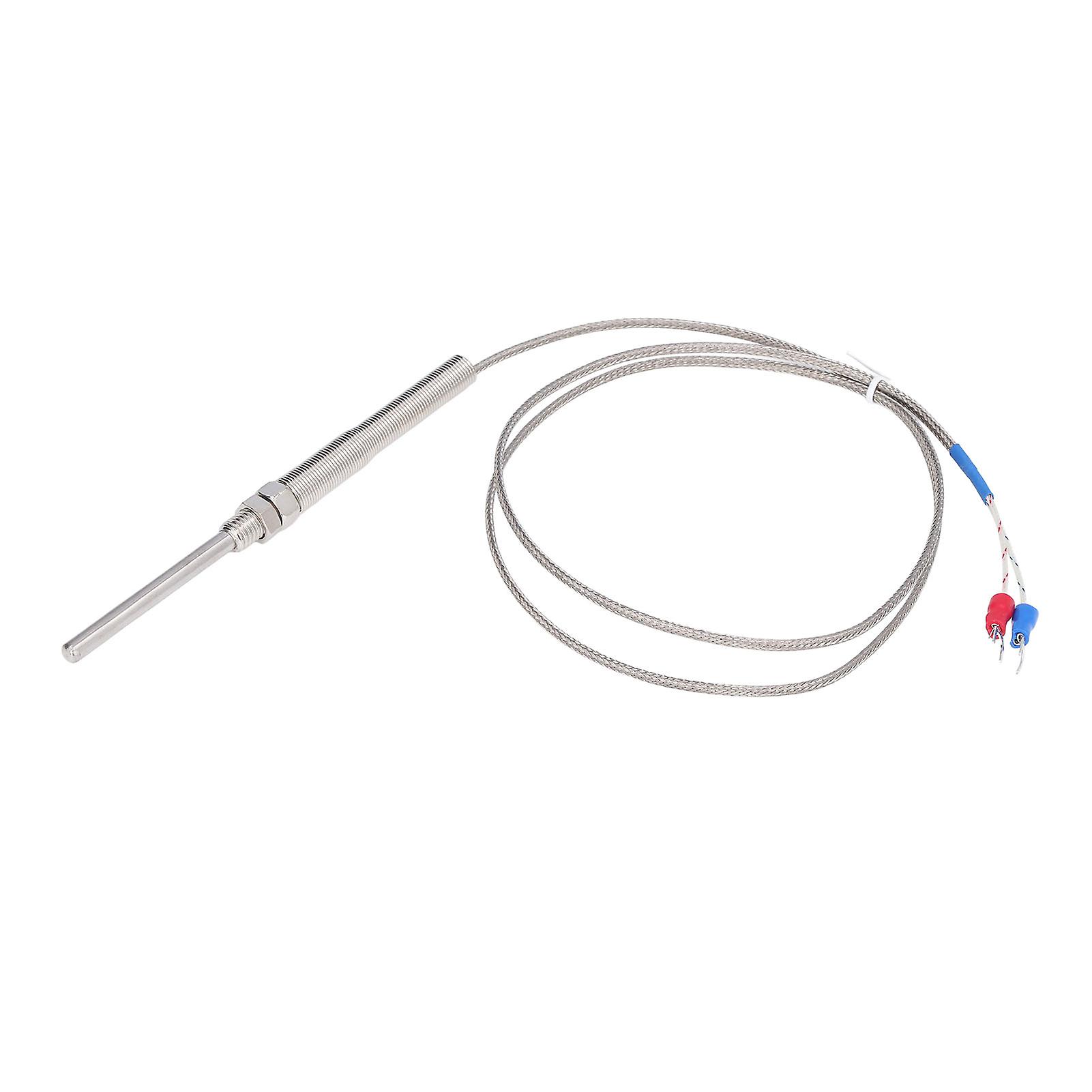 Berm K Type Thermocouple Temperature Controller Sensor 0400 50mm Probe 1meter Wire