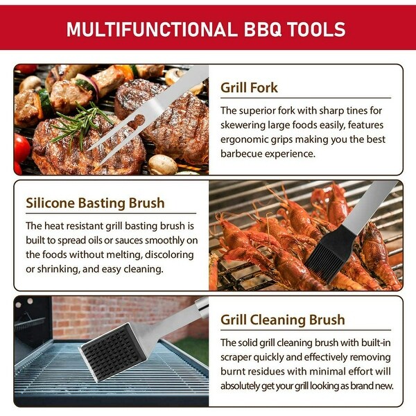 41 Piece BBQ Tool Set - N/A