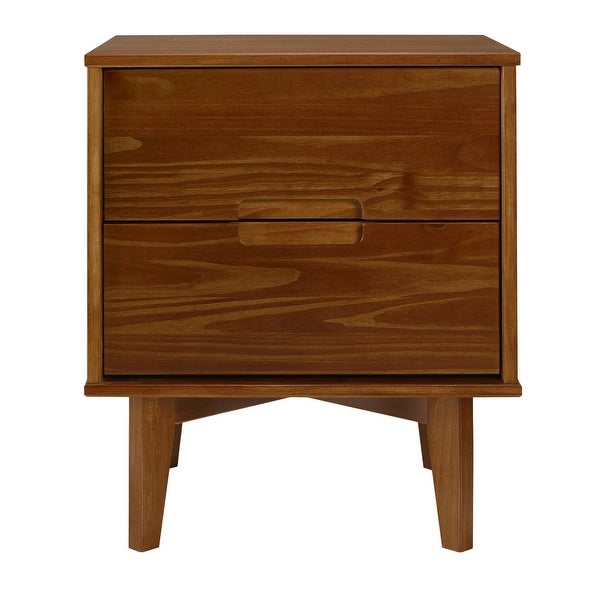 Sonoma 2-Drawer Nightstand， Walnut - - 36389687