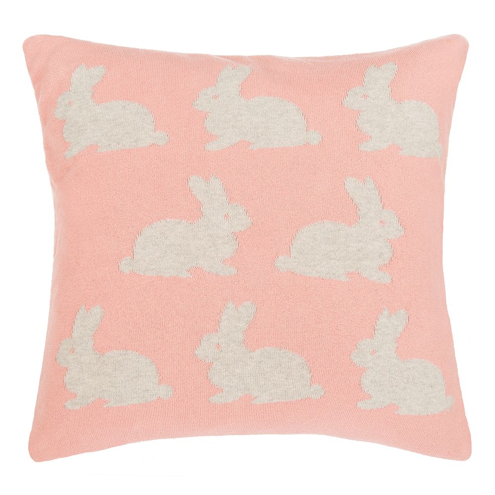 Safavieh Bunny Hop Knit Throw Pillow