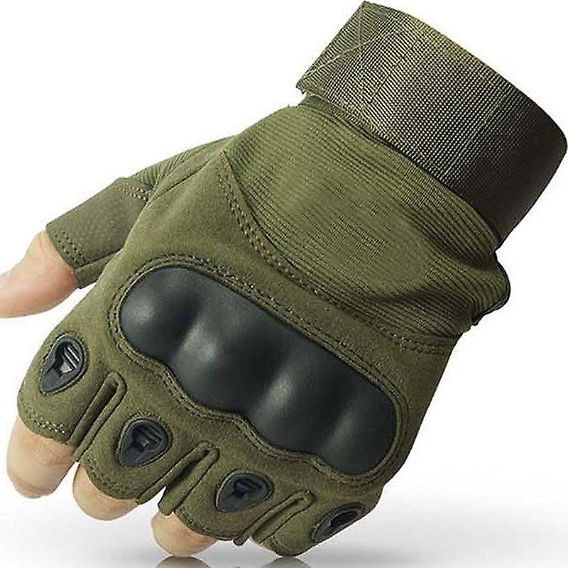 Half Finger Gloves Tactical Men's And Women's Sports Mountaineering Fitness Cycling Combat Black Shell Special Training Gloves