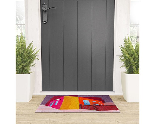 Sewzinski Secret Admirer Looped Vinyl Welcome Mat Society6