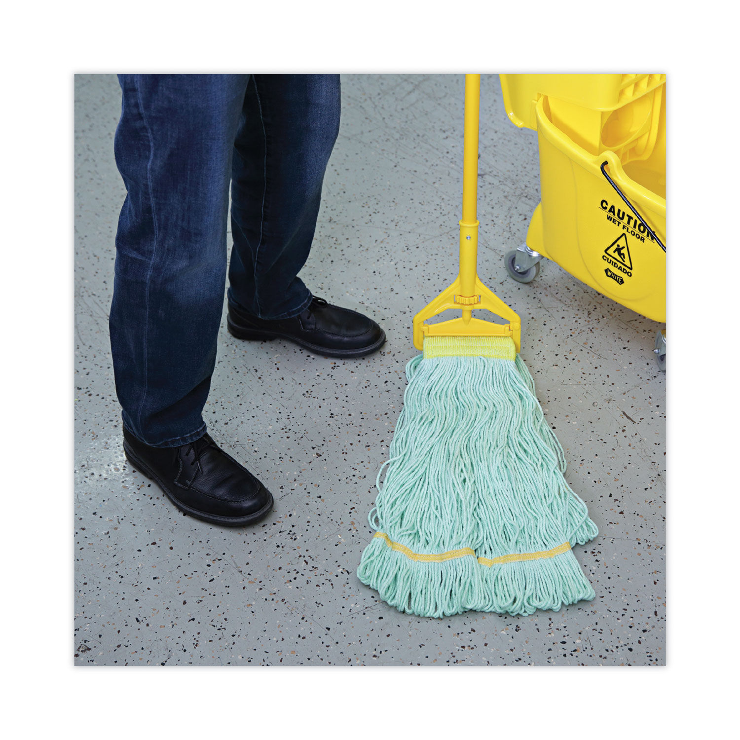 EcoMop Looped-End Mop Head by Boardwalkandreg; BWK1200XL