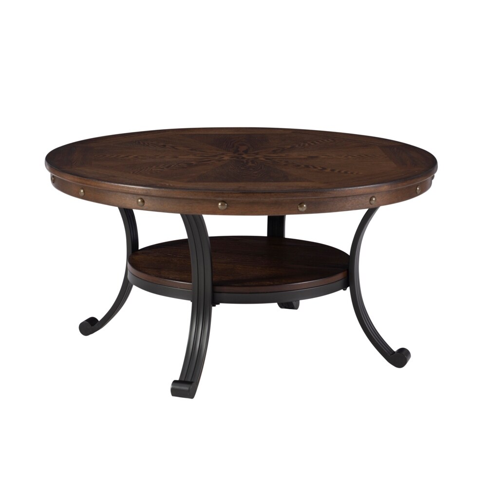 Franklin Industrial Round Coffee Table